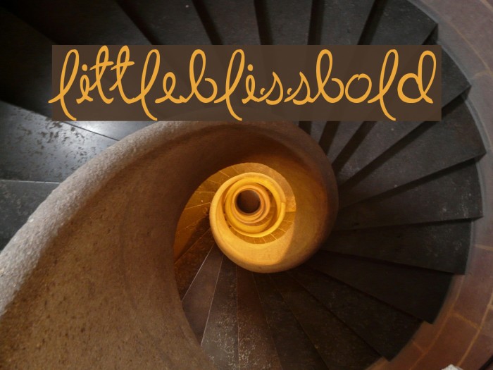 LittleBlissBold Font examples
