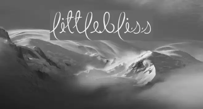 LittleBliss Font examples