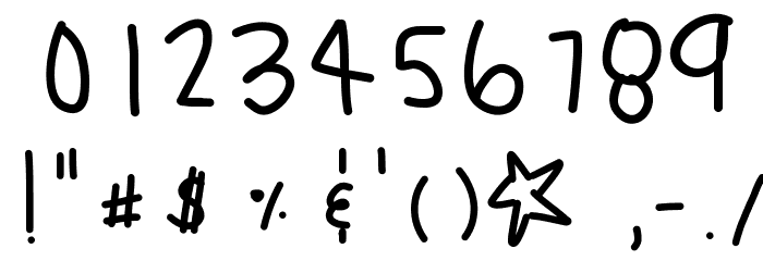 LittleBlueJay Font OTHER CHARS
