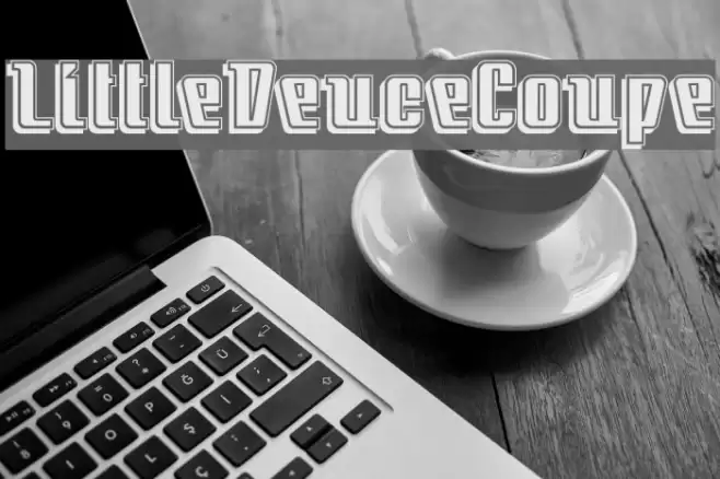 LittleDeuceCoupe Font examples