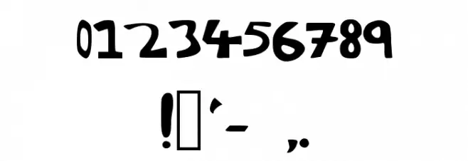 LittleEnvy Font OTHER CHARS