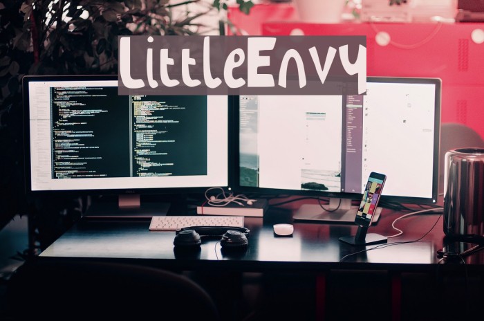 LittleEnvy फ़ॉन्ट examples