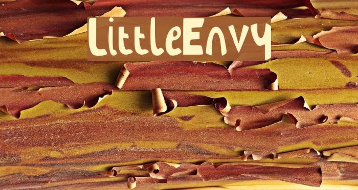 LittleEnvy फ़ॉन्ट examples