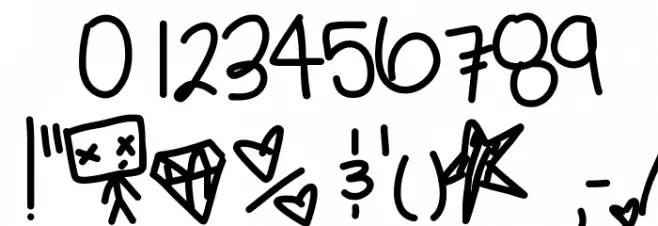 LittleFlyingSpiders Font OTHER CHARS