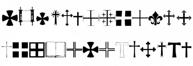 LittleGidding Plain: Schriftart Groß
