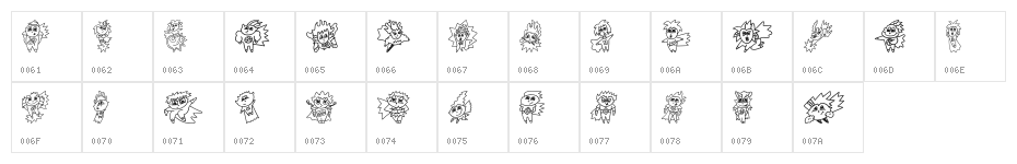 LittleHeroes Character Map