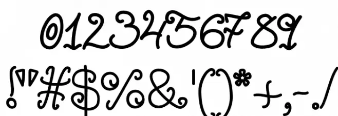 LittleLara Font OTHER CHARS