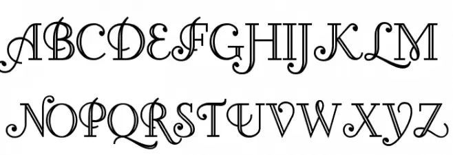 LittleLordFontleroy Fonte MAIÚSCULAS