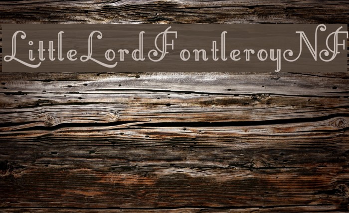 LittleLordFontleroyNF Example 2