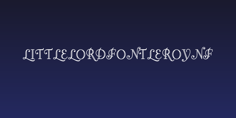 LittleLordFontleroyNF Social Header