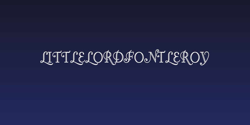 LittleLordFontleroy Social Header