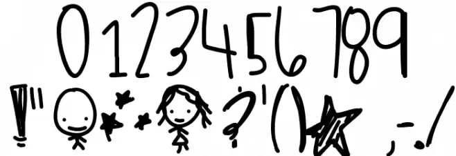 LittleMermaid Font OTHER CHARS