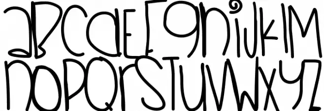 LittleMermaid Schriftart Groß