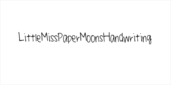 LittleMissPaperMoonsHandwriting Logo