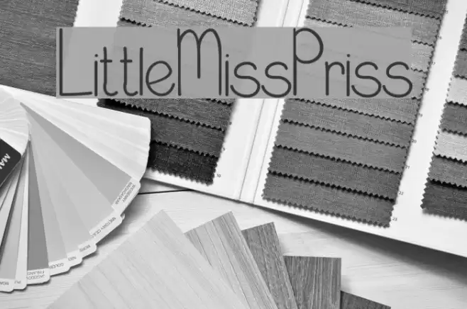 LittleMissPriss Font examples