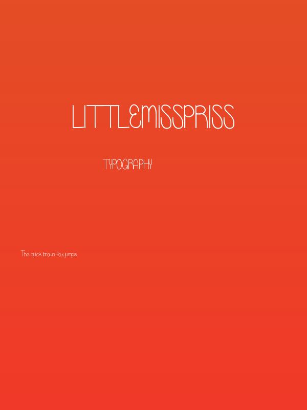 LittleMissPriss Poster