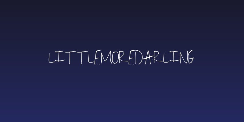 LittleMoreDarling Social Header