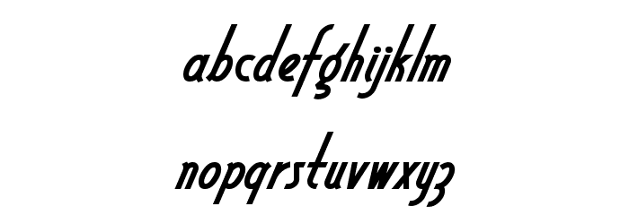 LittleRickeyNF Font LOWERCASE