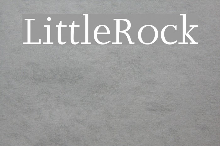 LittleRock Example 1