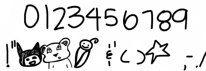 LittleRoxyGem Font OTHER CHARS