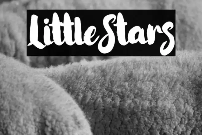 LittleStars Font examples