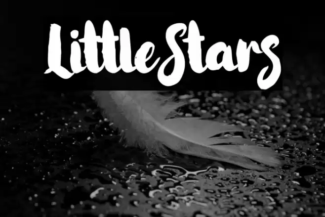 LittleStars Font examples