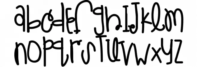 LittleTealSue 字体 大写
