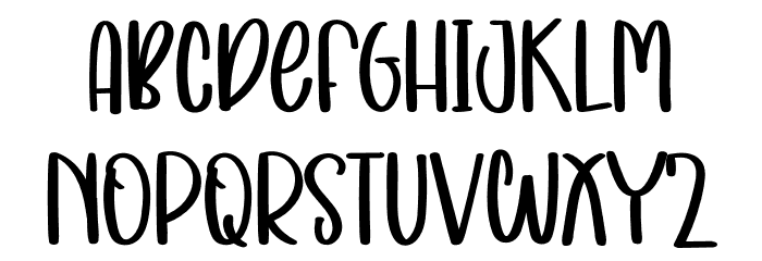 LittleTheWingsRegular Schriftart Groß