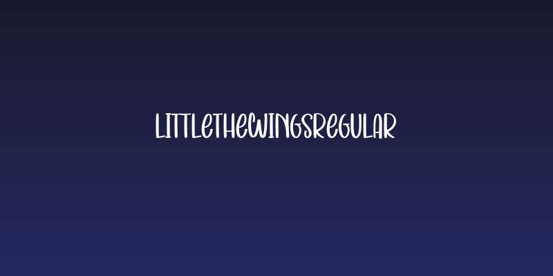 LittleTheWingsRegular Social Header