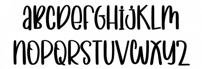 LittleTheWingsRegular Caratteri MINUSCOLO