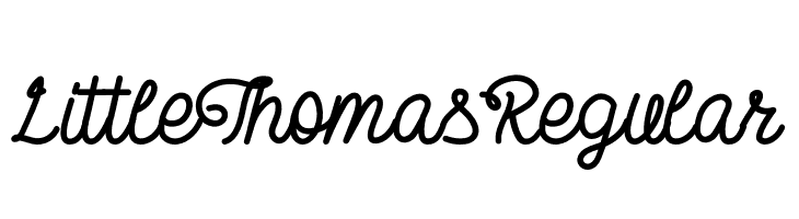 LittleThomasRegular  Fuentes Gratis Descargar