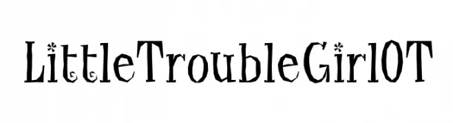 LittleTroubleGirlOT  Fuentes Gratis Descargar