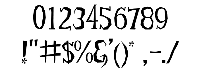 LittleTroubleGirlOT Font OTHER CHARS