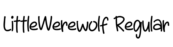 LittleWerewolf Regular  font caratteri gratis