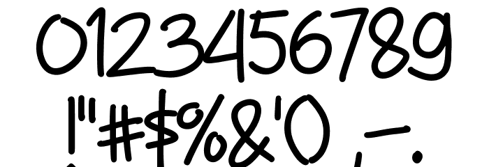 LittleWerewolf Regular Font Alte caractere