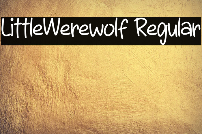 LittleWerewolf Regular Example 1