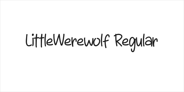LittleWerewolf Regular Logo
