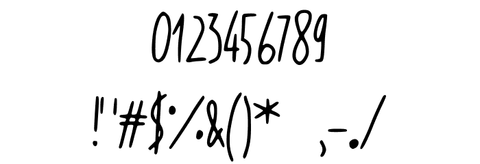 Little_Fox_By_the_Moonlight Font OTHER CHARS