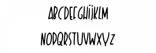 Little_Fox_By_the_Moonlight خط أحرف صغيرة