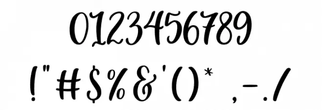 Little_Molly_Personal_Use Font OTHER CHARS