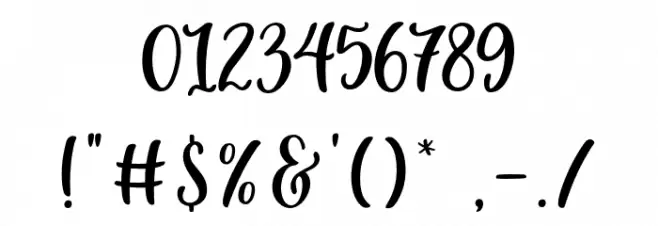 Little_Molly_Personal_Use Font OTHER CHARS