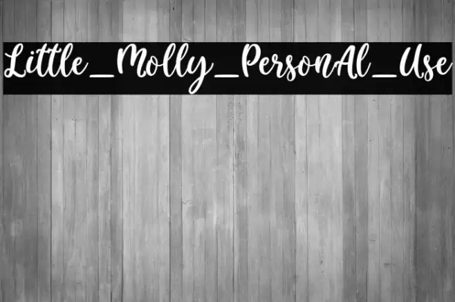 Little_Molly_Personal_Use Font examples