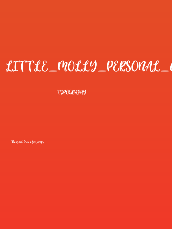 Little_Molly_Personal_Use Poster