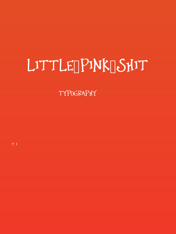 Little_Pink_Shit Poster
