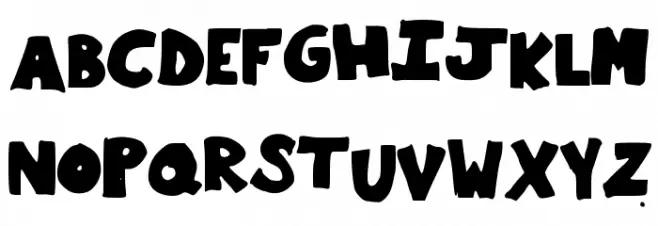 Little_Things Font UPPERCASE