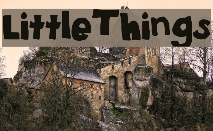 Little_Things Font examples
