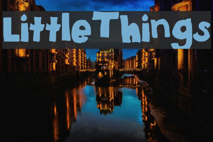 Little_Things Font examples