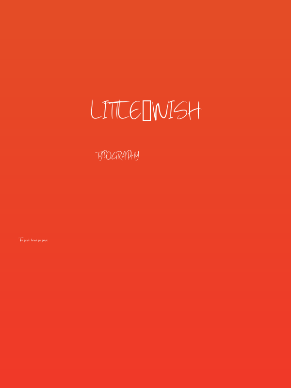 Little_wish Poster