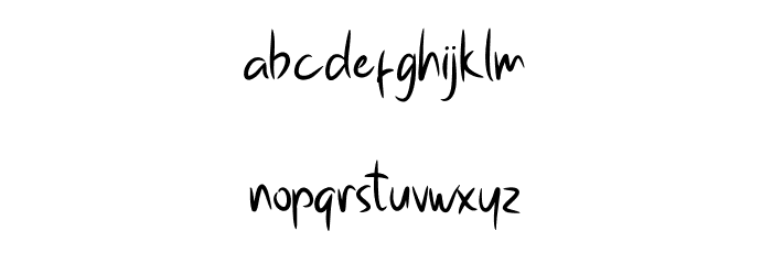Little_wish Font LOWERCASE