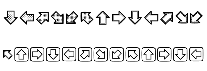 Littlearrows Regular Font LOWERCASE